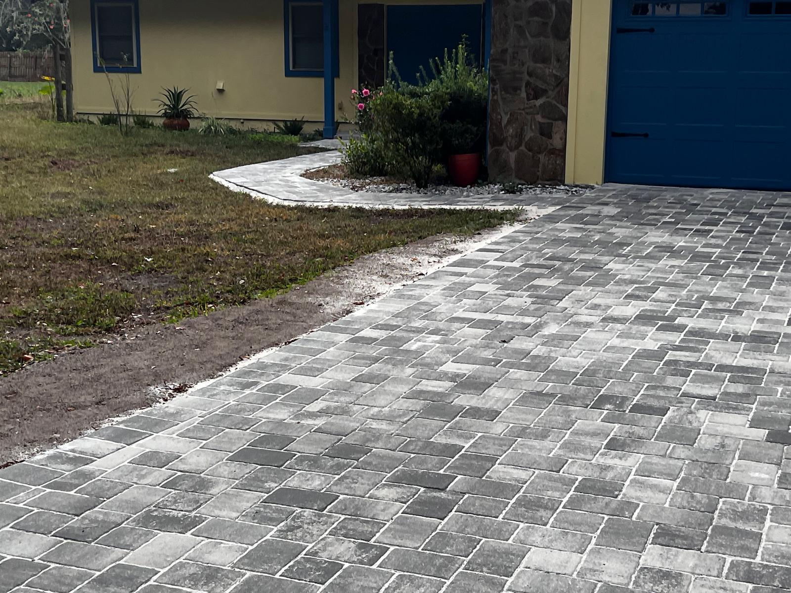 Paver Pool Deck & Pergola Base
