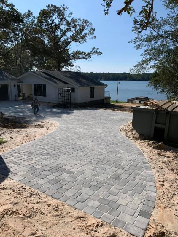 Driveway Install — Lakefront