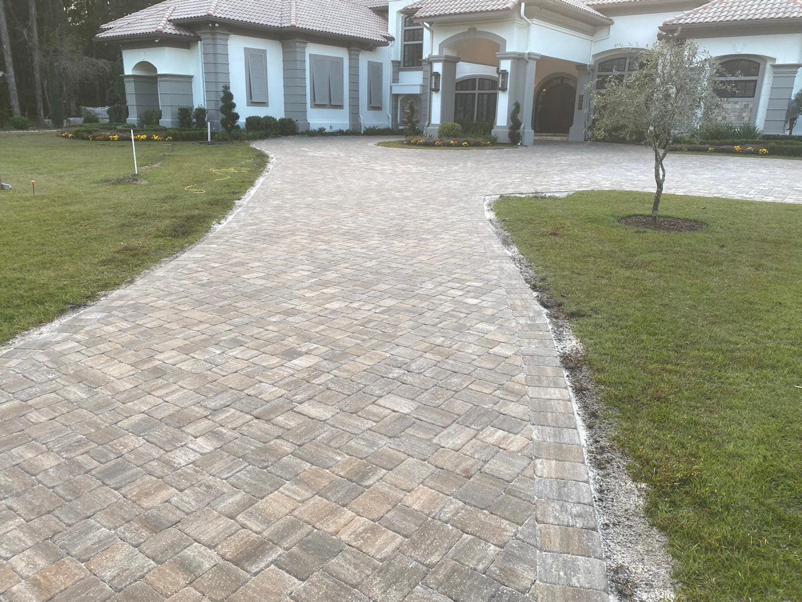 Winding Luxury Driveway