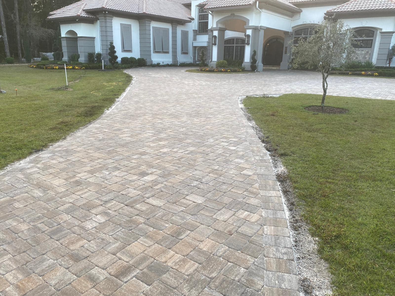 Paver driveway financed through Hearth in Orlando, FL