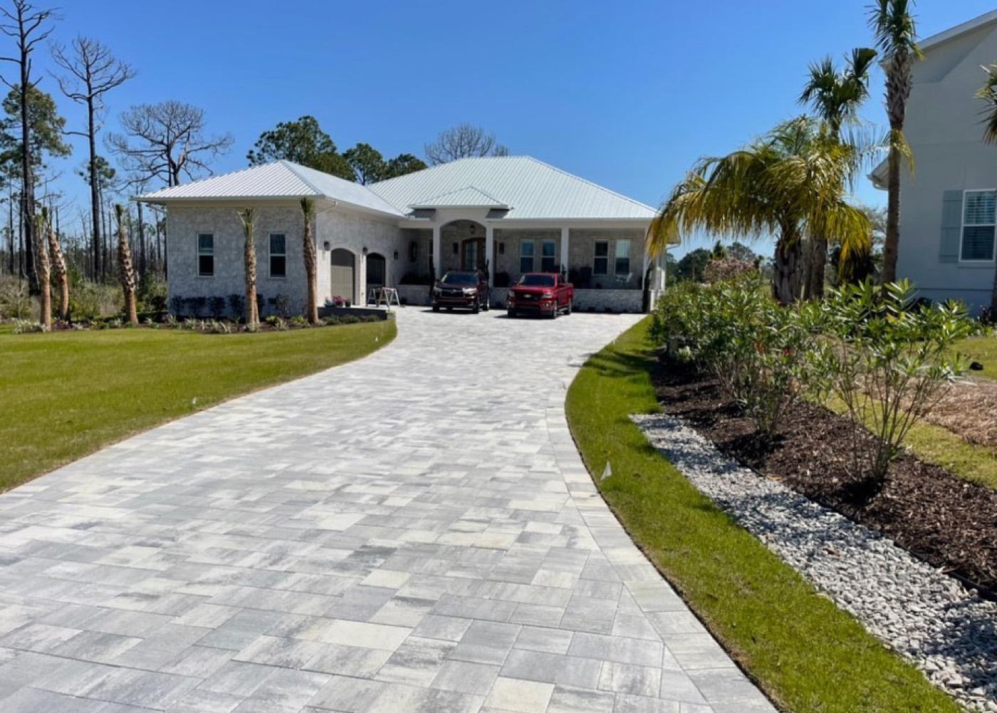 Winding Luxury Driveway
