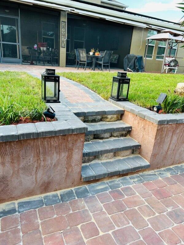 Paver patio