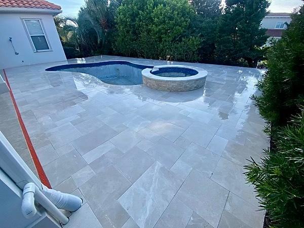Pool deck pavers